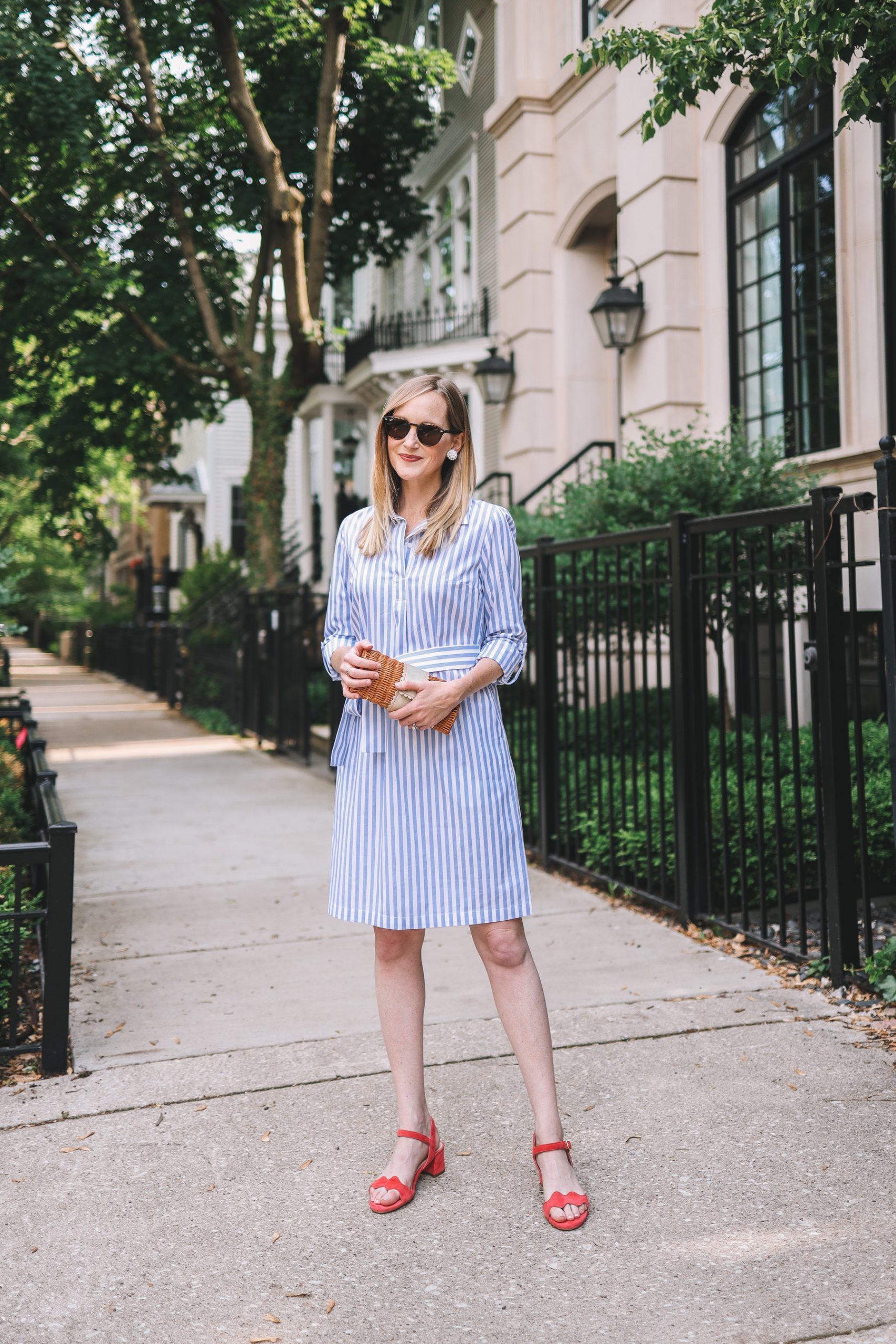 Long White Shirt Dress Layered Over Trousers Long White Shirt Dress Layered Over Trousers — Shirt Dresses