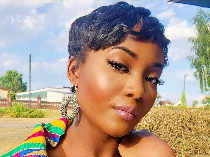 Soft Wavy Black Pixie With Wispy Bangs — Short Relaxed Hairstyles