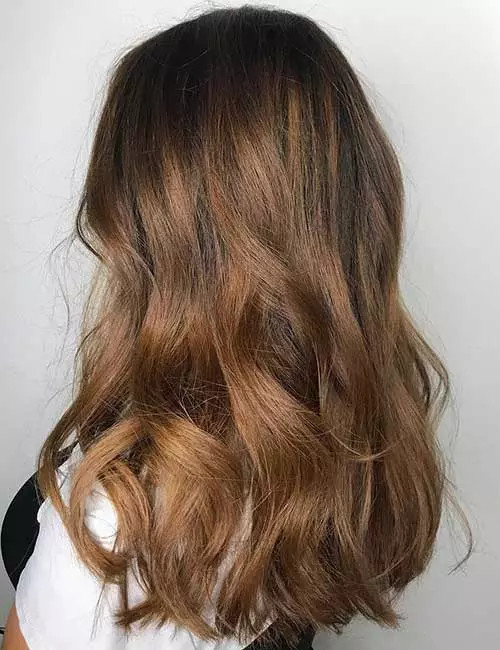 Shoulder Visual Idea Shoulder Visual Idea — Golden Brown Hair