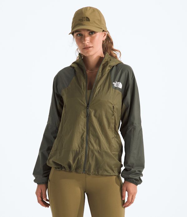 Olive Green and Grey Hooded Windbreaker with Matching Leggings Olive Green and Grey Hooded Windbreaker with Matching Leggings — Windbreaker Outfits