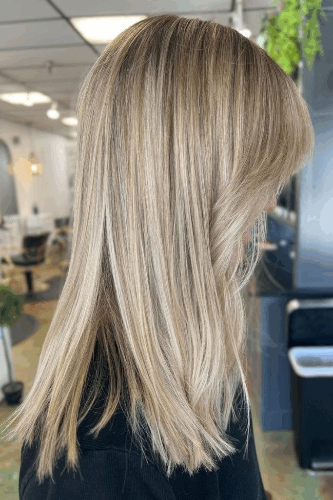 Platinum Blonde With Ash Undertones Platinum Blonde With Ash Undertones — Highlights