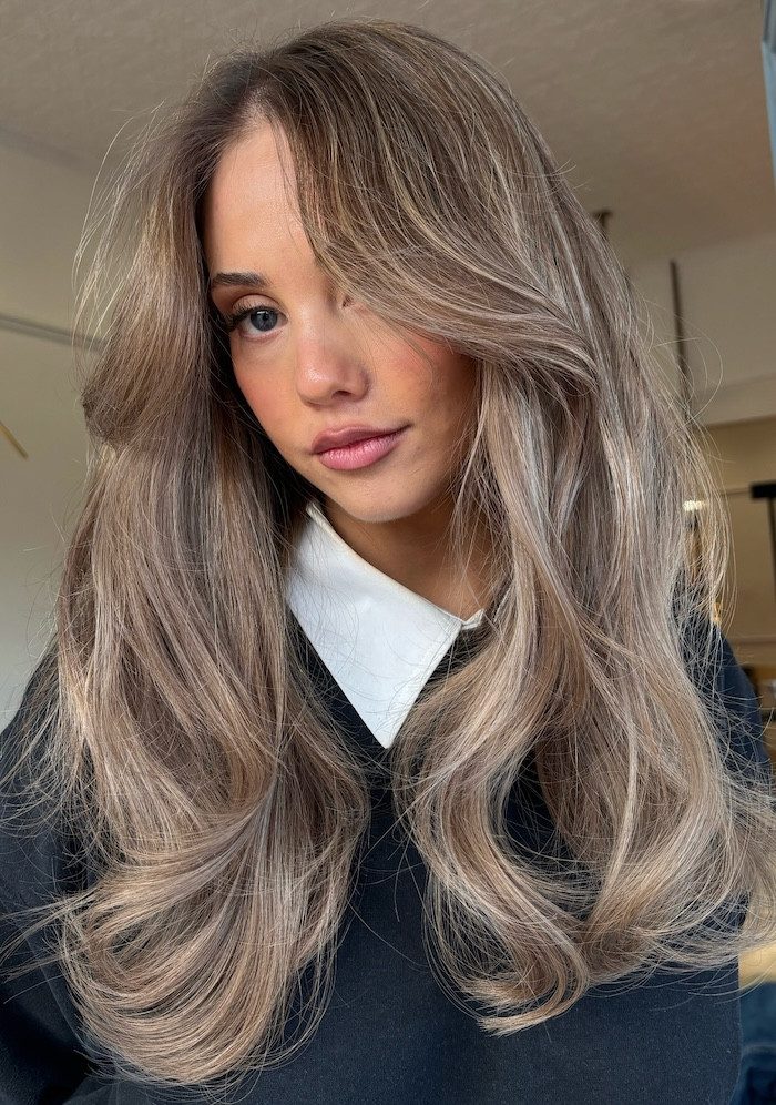 Wispy Bangs Visual Idea — Mushroom Blonde