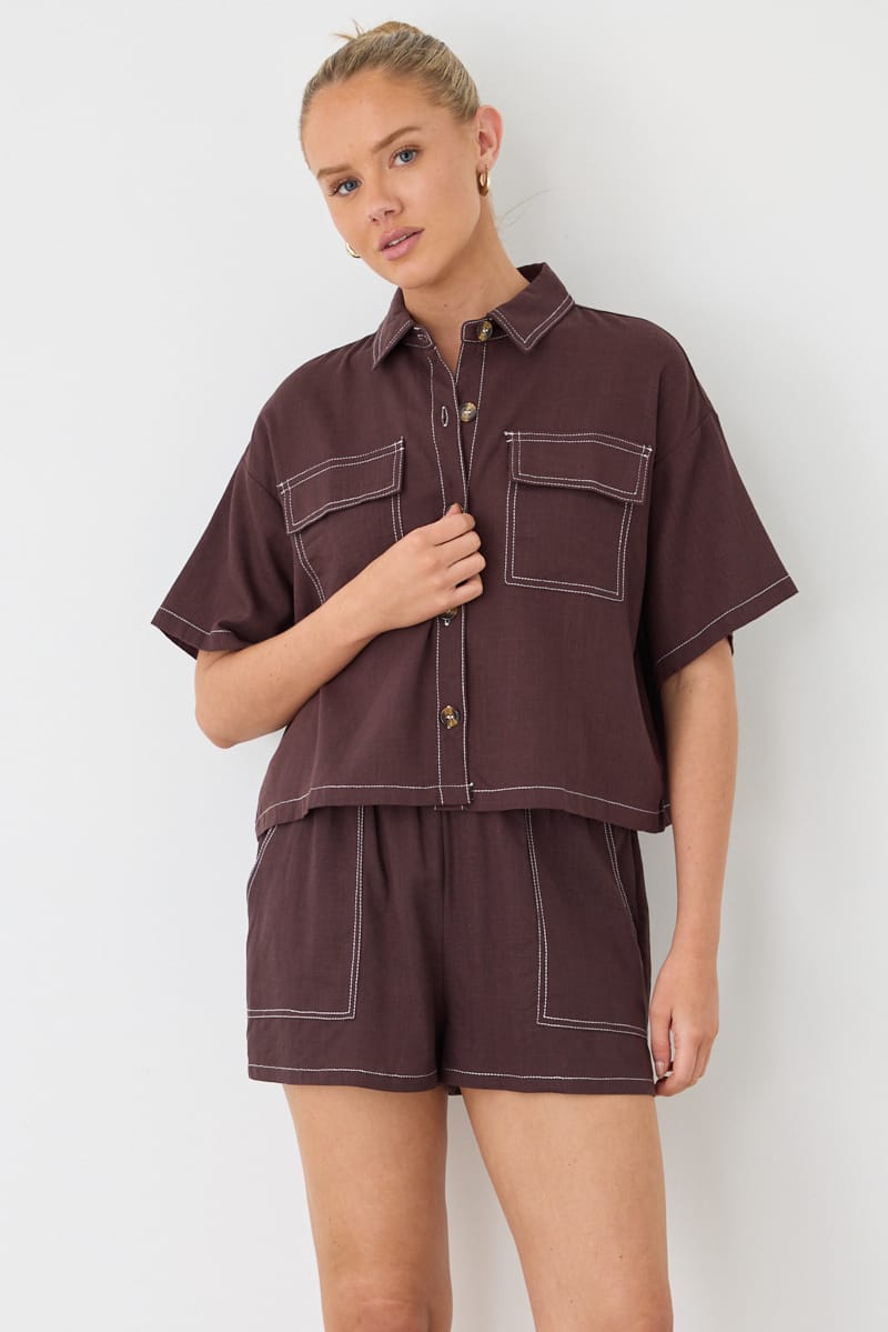 Contrast Stitch Set for a Casual, Utility-Inspired Workwear Feel — Workwear Aesthetic Outfits