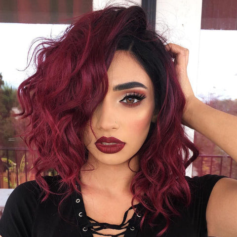 Bob Visual Idea Bob Visual Idea — Red and Black Hair