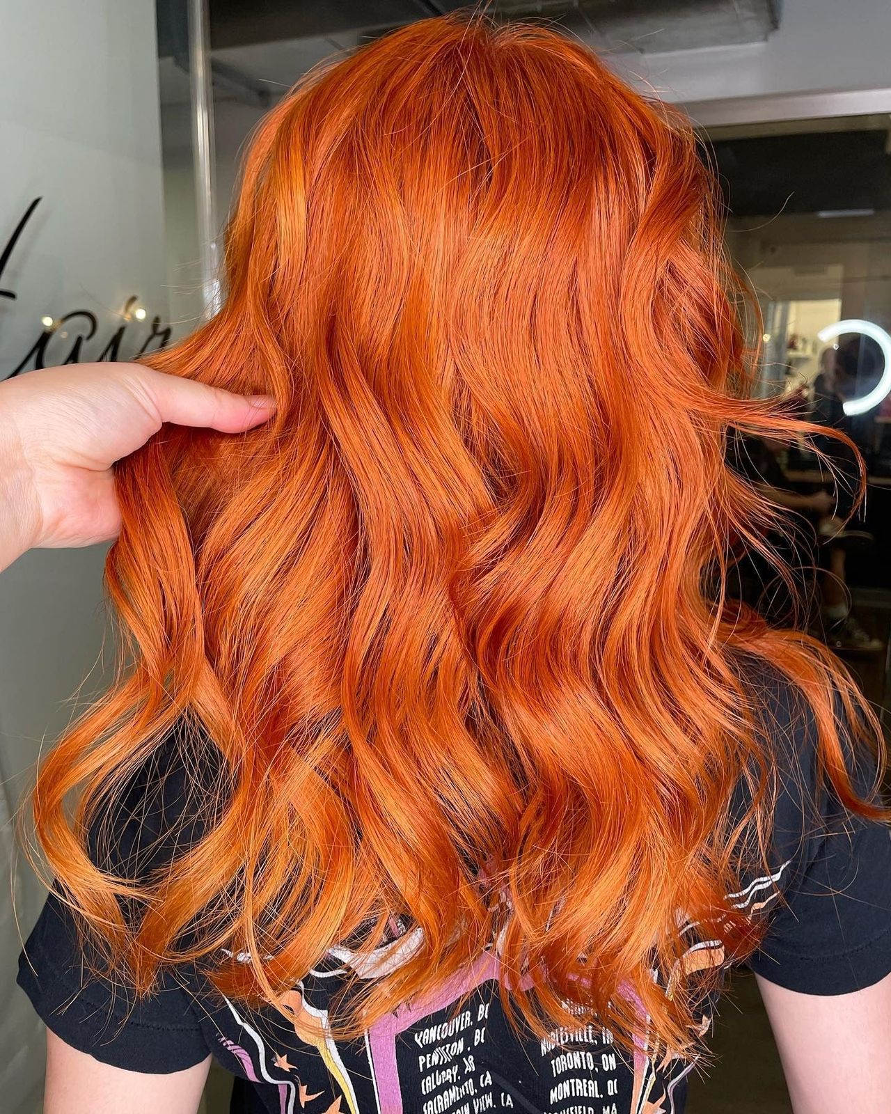 Uniform Vibrant Tangerine Waves Uniform Vibrant Tangerine Waves — Tangerine Hair