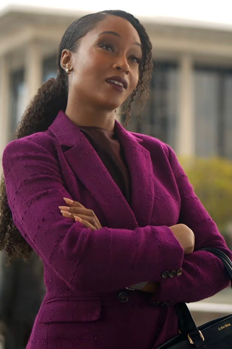 Vibrant Purple Textured Blazer for a Statement Work Piece Vibrant Purple Textured Blazer for a Statement Work Piece — Lawyer Outfits
