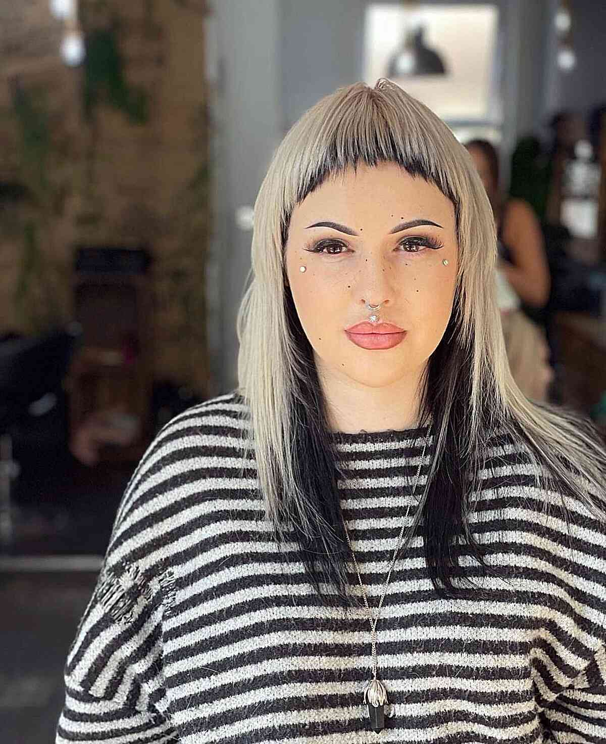 Collarbone Visual Idea — Punk Hairstyles