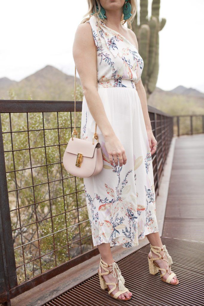 Floral Jumpsuit with Espadrille Heels — Scottsdale Outfits