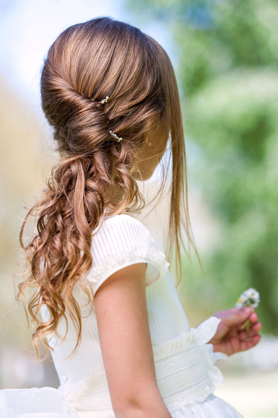 Medium Brown Visual Idea Medium Brown Visual Idea — Flower Girl Hairstyles