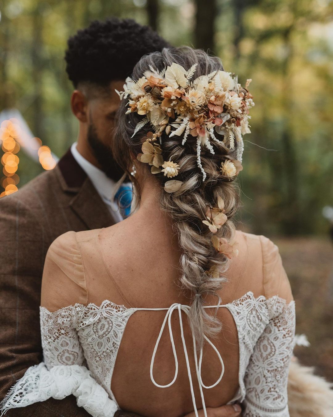 Ethereal Braid With Natural Decor — Boho Braids