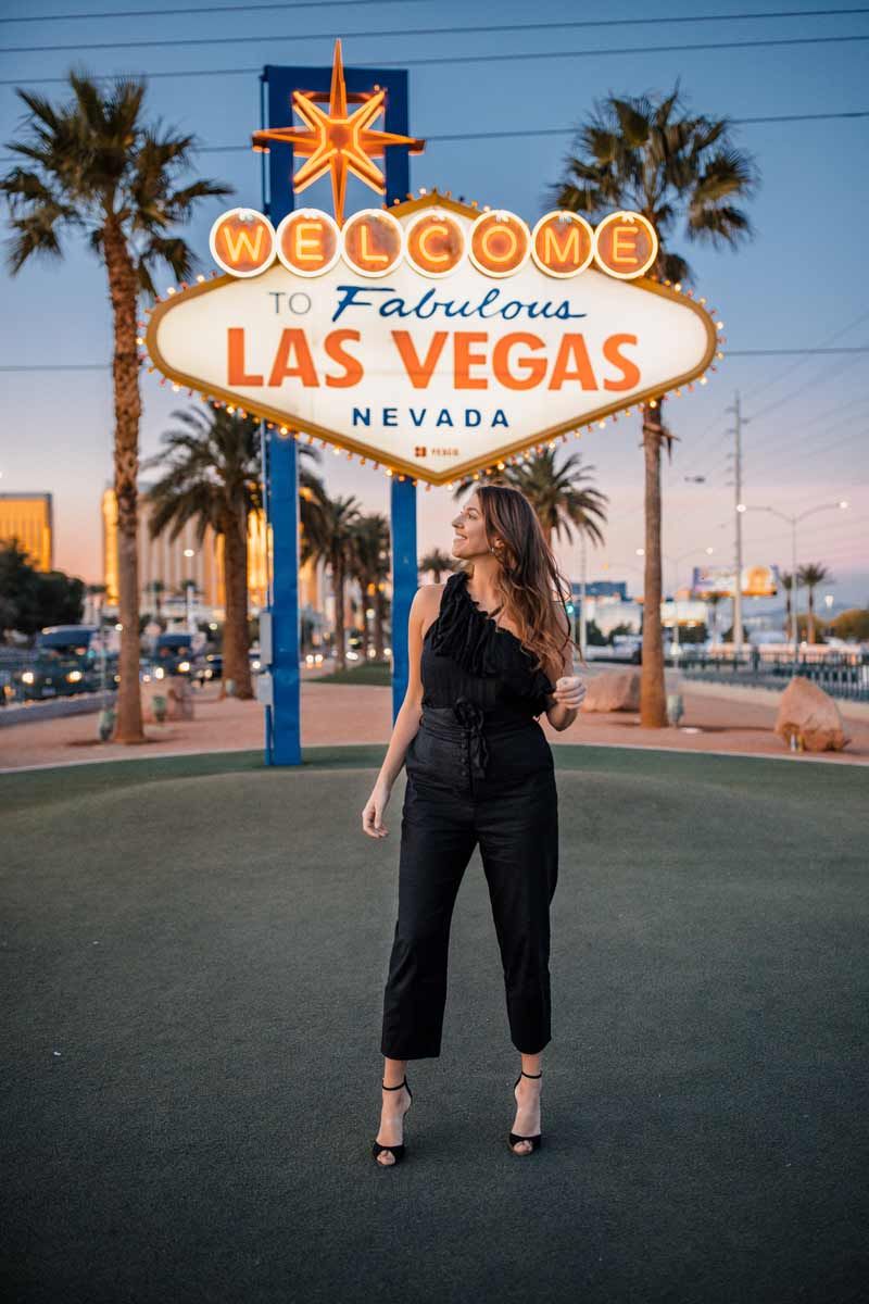 One-Shoulder Ruffled Jumpsuit for a Vegas Night — Vegas Club Outfits
