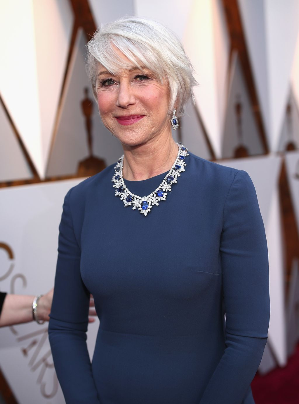 Short Textured Gray Bob With Wispy Bangs
