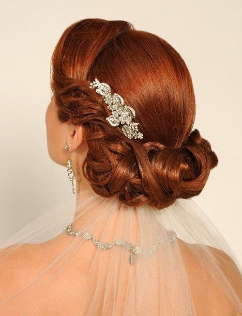 Long Visual Idea — Vintage Wedding Hairstyles