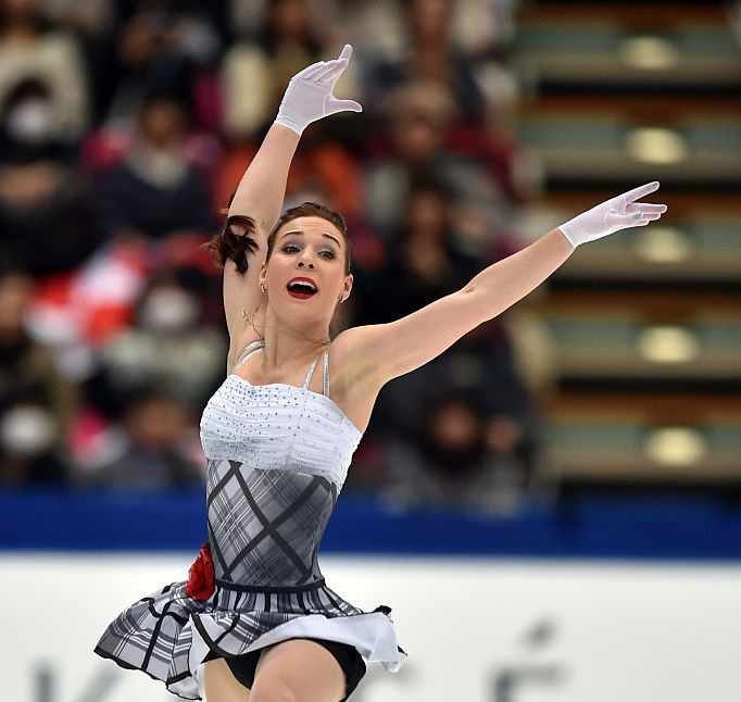 Collarbone Bun With Side-Swept Bangs Collarbone Bun With Side-Swept Bangs — Figure Skating Hairstyles