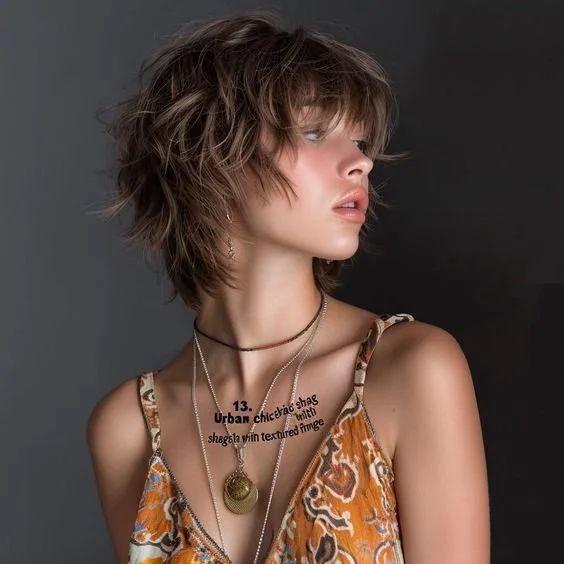 Chin Visual Idea — Short Wolf Cut