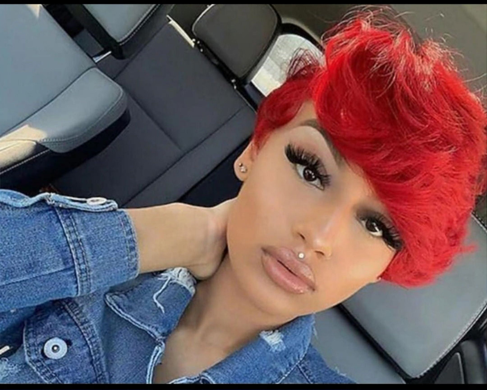 Vibrant Red Pixie With Soft Blowout Vibrant Red Pixie With Soft Blowout — 27 Piece Hairstyles