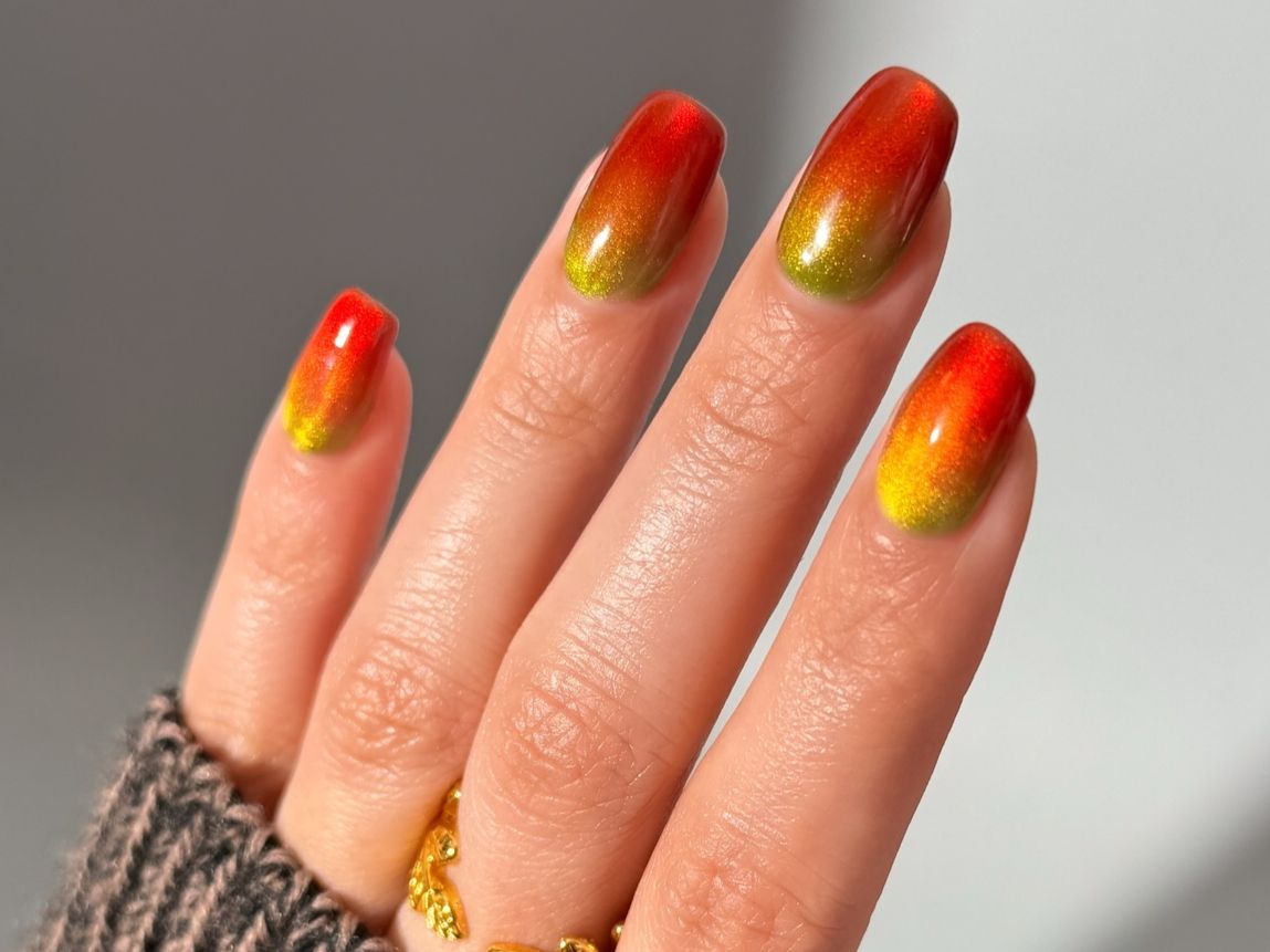 Shimmer Cat-Eye Visual Idea Shimmer Cat-Eye Visual Idea — Colorful Nails