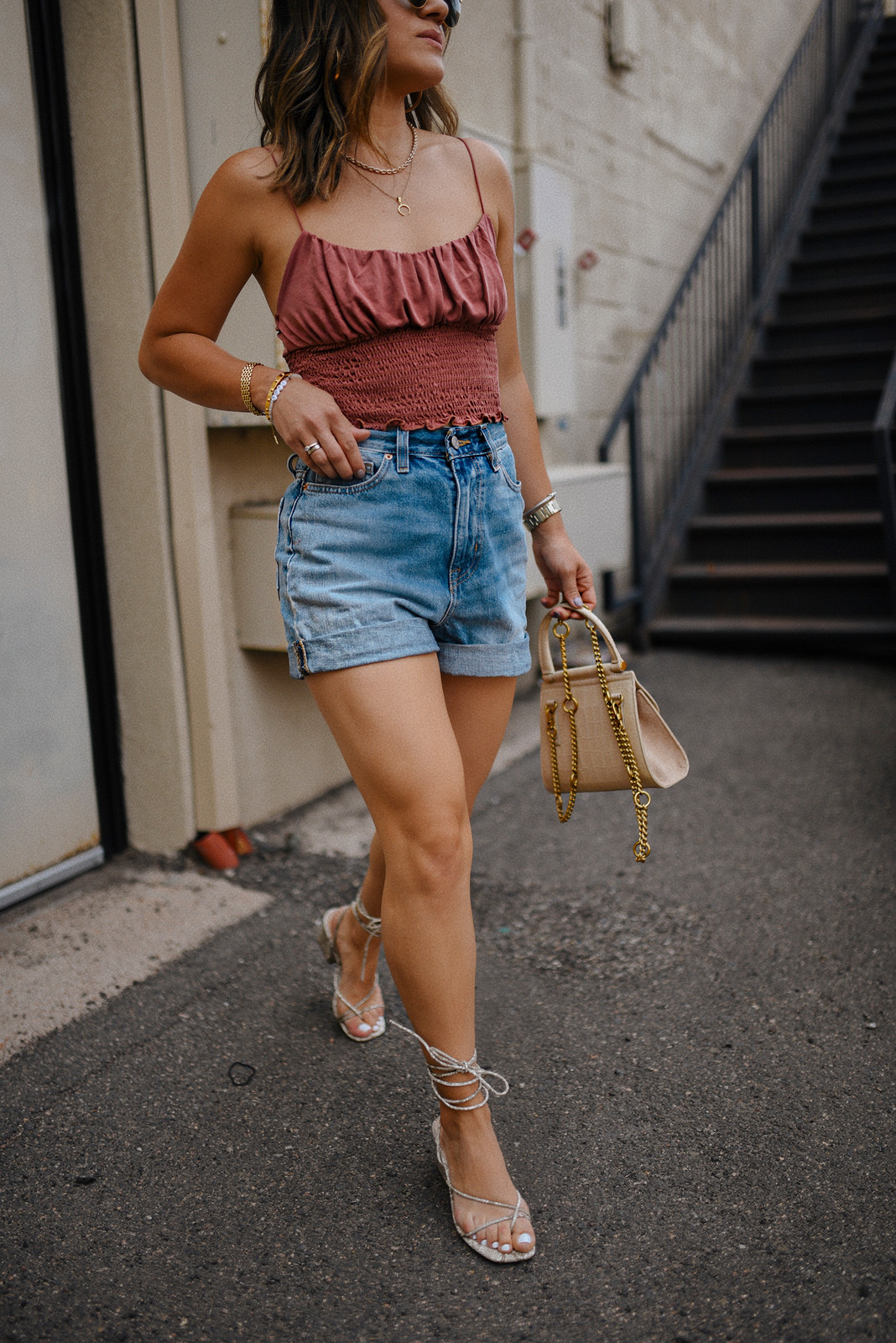 Embroidered Puff-Sleeve Dress with Sneakers Embroidered Puff-Sleeve Dress with Sneakers — Urban Outfitters Outfits