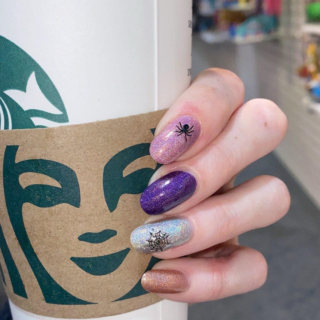 Halloween Skittle Oval Nails Halloween Skittle Oval Nails — Skittle Nails