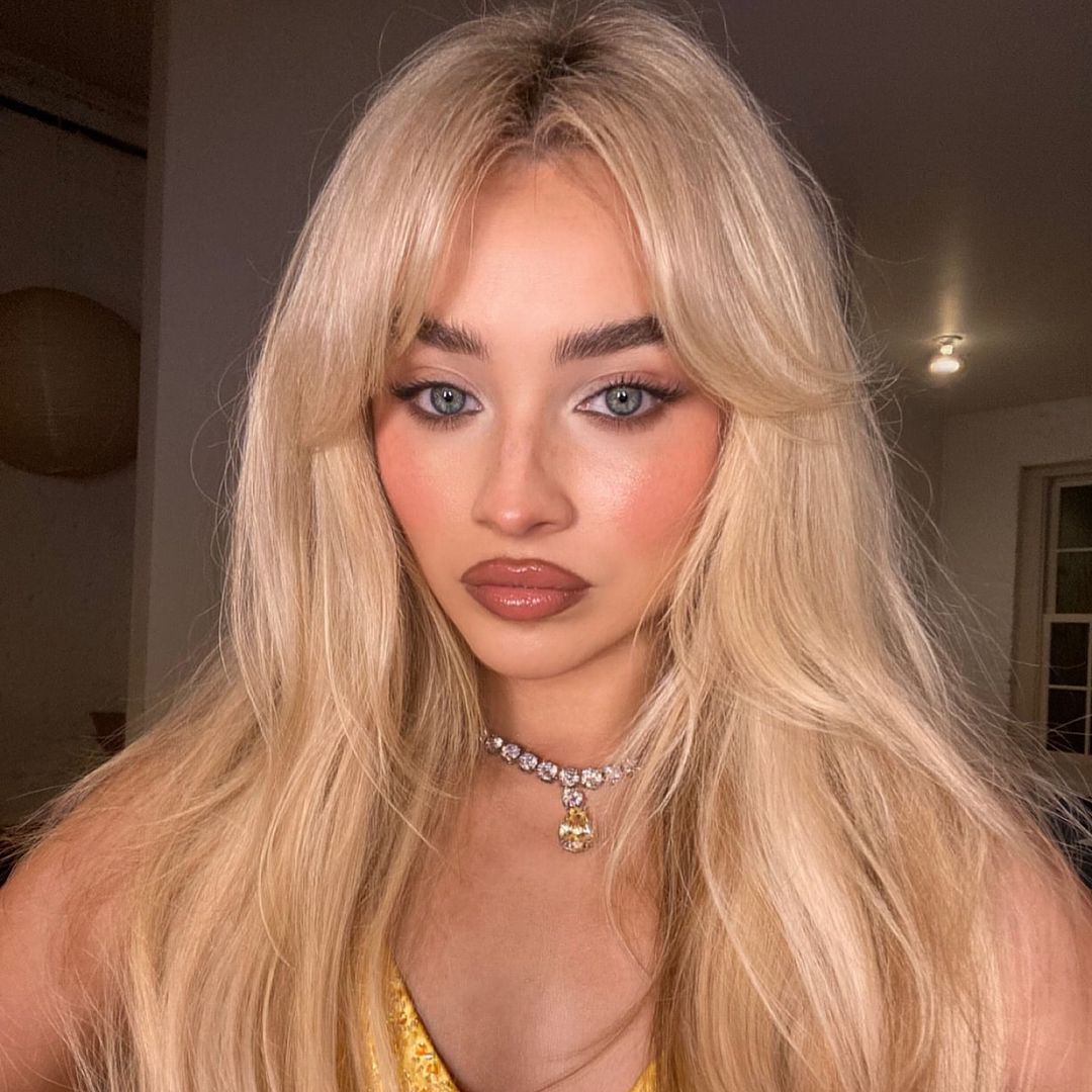 Yellow Top with Diamond Necklace Yellow Top with Diamond Necklace — Long Curtain Bangs