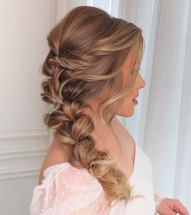 Honey Blonde Visual Idea — Prom Hairstyles for Medium Hair