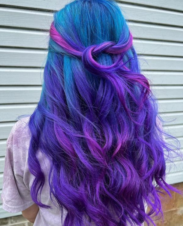 Pastel Rainbow Highlights Visual Idea Pastel Rainbow Highlights Visual Idea — Mermaid Hair