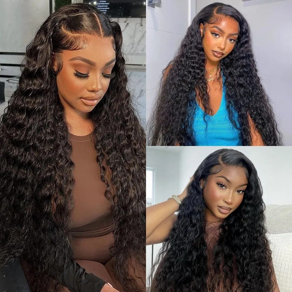 Water Wave Black Mid-Back Wig Water Wave Black Mid-Back Wig — Lace Front Wig Styles