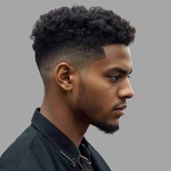 High Taper Fade With Dense Curls — Taper Fade Curly Hair