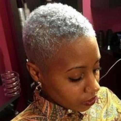 Textured Grey Pixie Cut Textured Grey Pixie Cut — Haircuts for Black Women Over 50