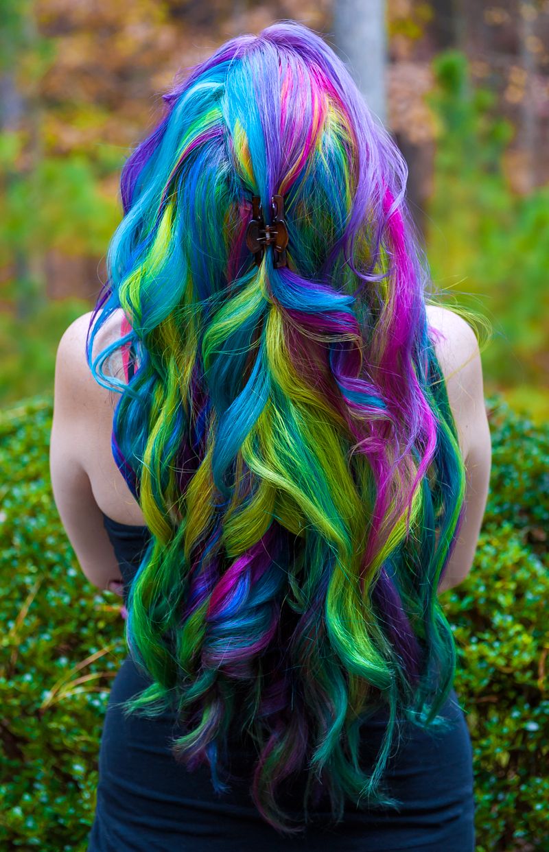 Vivid Rainbow Visual Idea Vivid Rainbow Visual Idea — Pastel Rainbow Hair