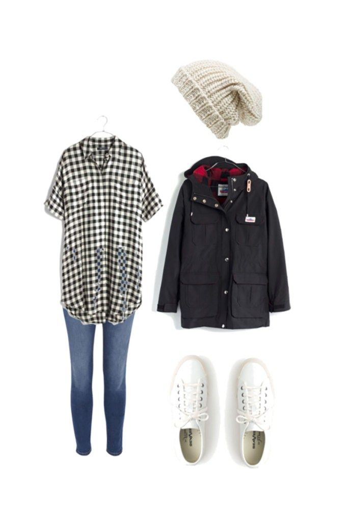 Gingham and Plaid Mix for Casual Glamping — Glamping Outfits