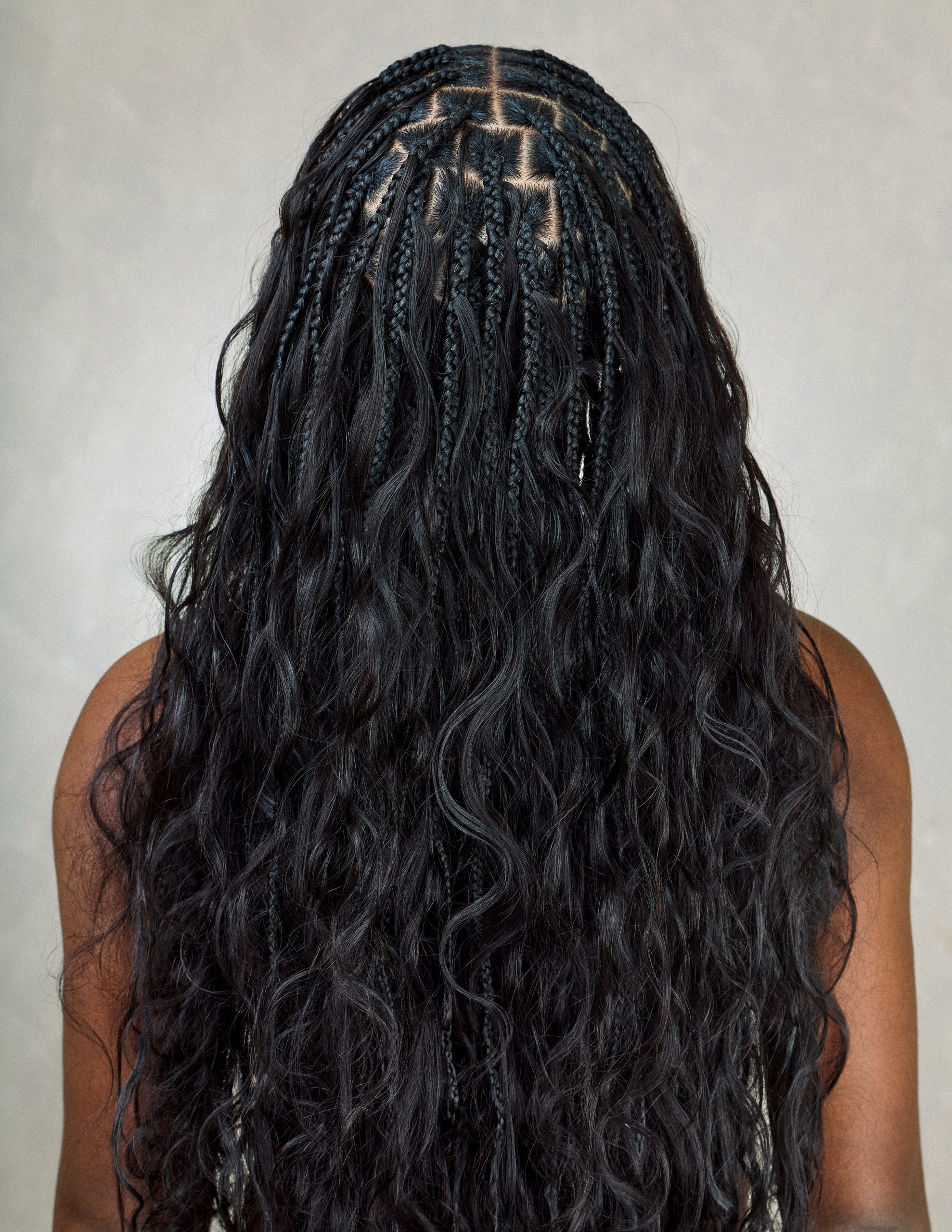 Full Knotless Braids With Soft Wavy Ends — Bora Bora Braids