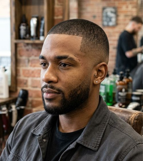 Buzz Cut Low Taper Fade Line-Up Buzz Cut Low Taper Fade Line-Up