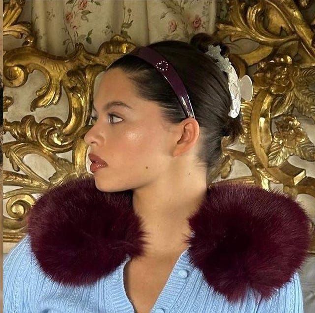 Visual Idea — Dark Brown Hair Is Styled Into A Low — Claw Clip Hairstyles