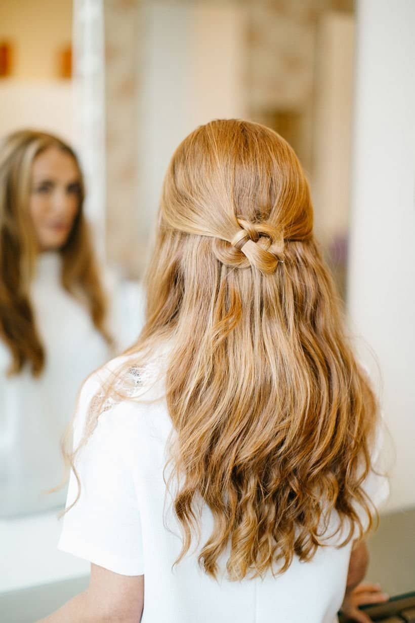 Strawberry Blonde Half-Up Knot Strawberry Blonde Half-Up Knot — Hairstyles for Teachers