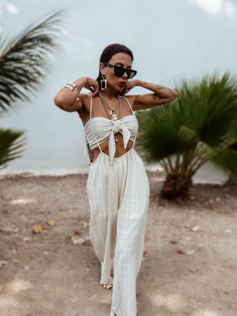 Tassel Fringe Set for a Beach Festival Vibe — Tulum Outfits