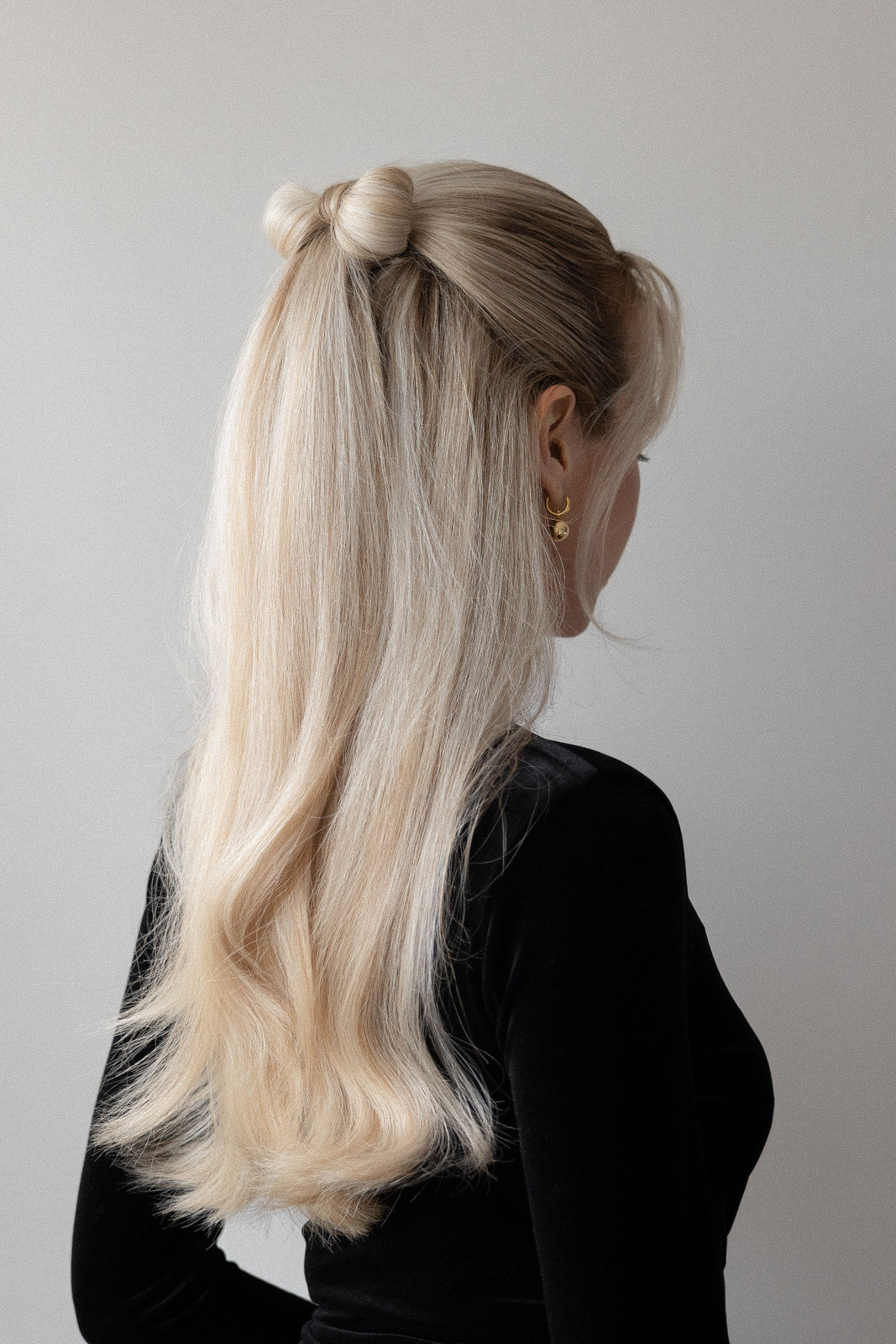 Double High Ponytails With Bows Double High Ponytails With Bows — Hair Bow Ponytail