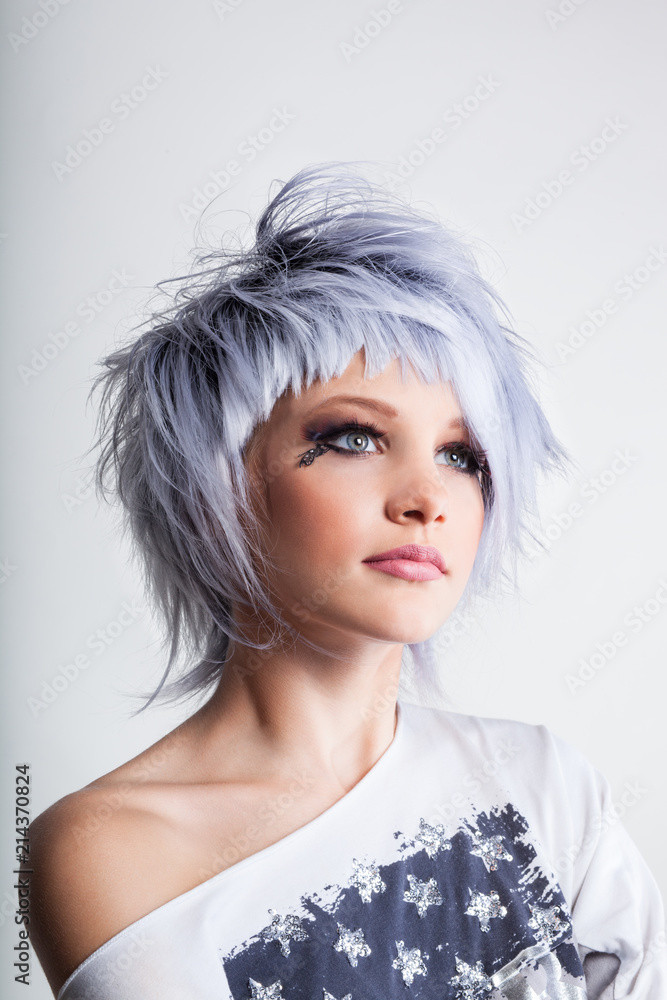 Textured Bob With Swept Bangs Textured Bob With Swept Bangs — Sky Blue Hair