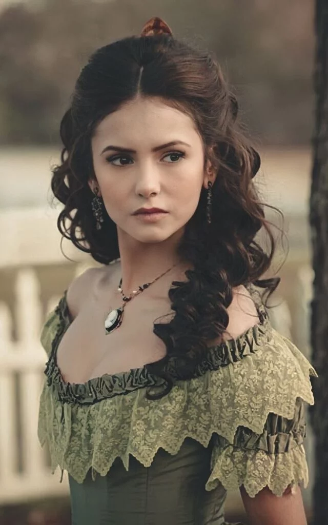 Pale Green Historical Dress with Ruffled Neckline Pale Green Historical Dress with Ruffled Neckline — Vampire Aesthetic Outfits