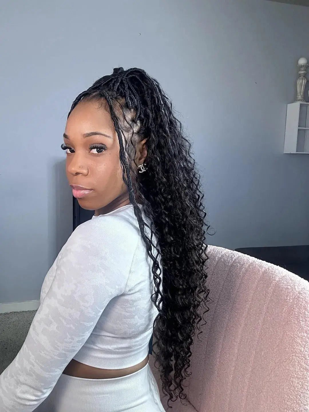 High Ponytail Boho Faux Locs — Boho Locs
