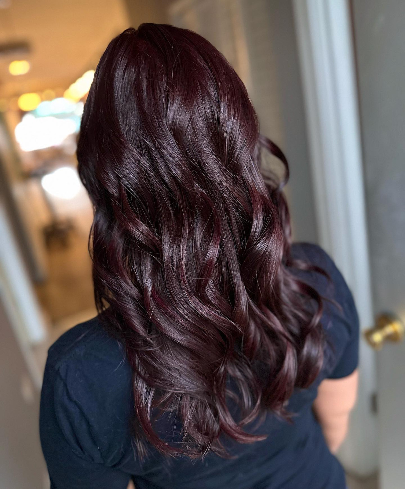 Cherry Red Visual Idea — Black Cherry Hair