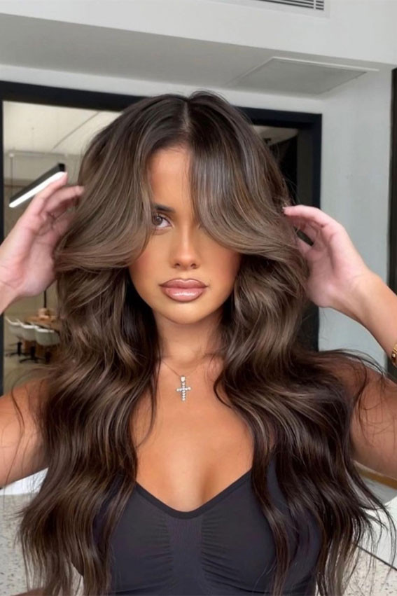 Face-Framing Layers Visual Idea Face-Framing Layers Visual Idea — Expensive Brunette