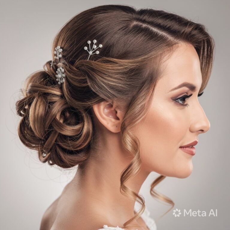 Dark Brown With Subtle Highlights Visual Idea Dark Brown With Subtle Highlights Visual Idea — Wedding Hairstyles for Medium Hair