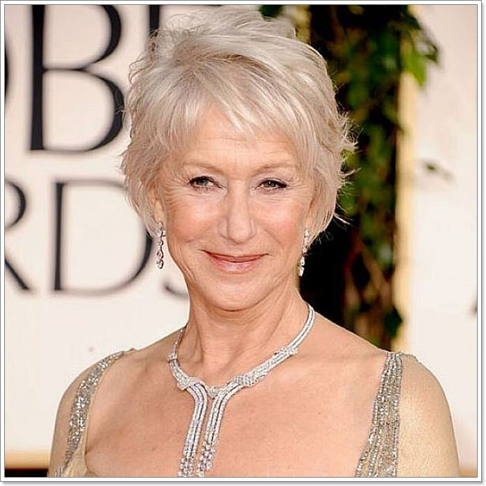 Chic Silver Gray Short Pixie Chic Silver Gray Short Pixie — Hair Color for Older Women