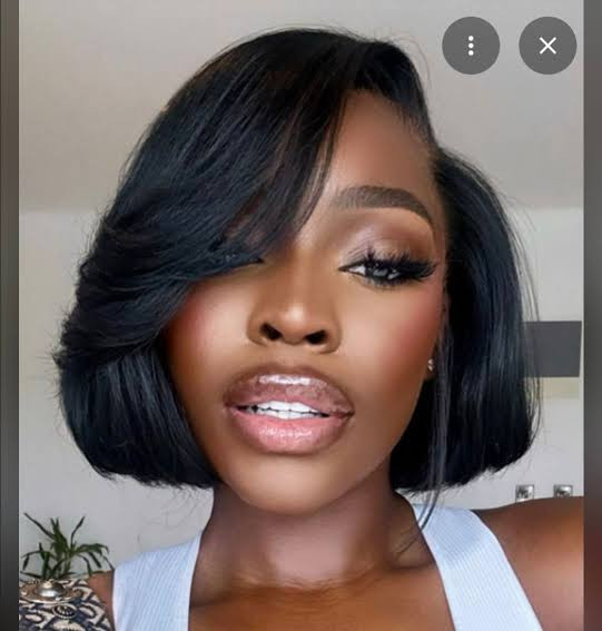 Black Bob With Layered Curls Black Bob With Layered Curls — Sew In Bob