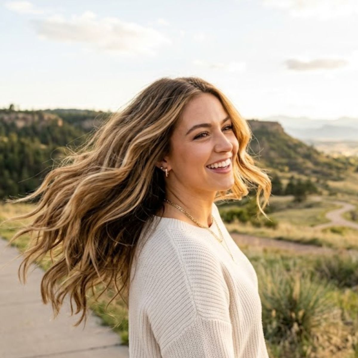 Honey Blonde Balayage on Long Wavy Hair Honey Blonde Balayage on Long Wavy Hair — Low Maintenance Hair Color