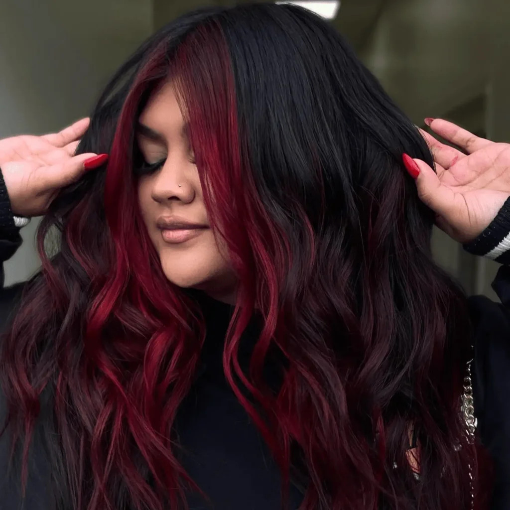 20 Black and Red Hair Color Ideas for a Bold, Head-Turning Look - StagedBeauty