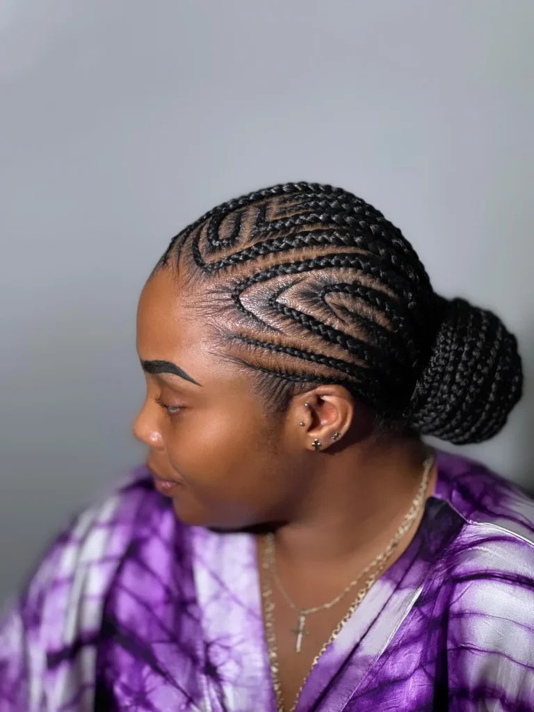 Visual Idea Visual Idea — Cornrow Bun