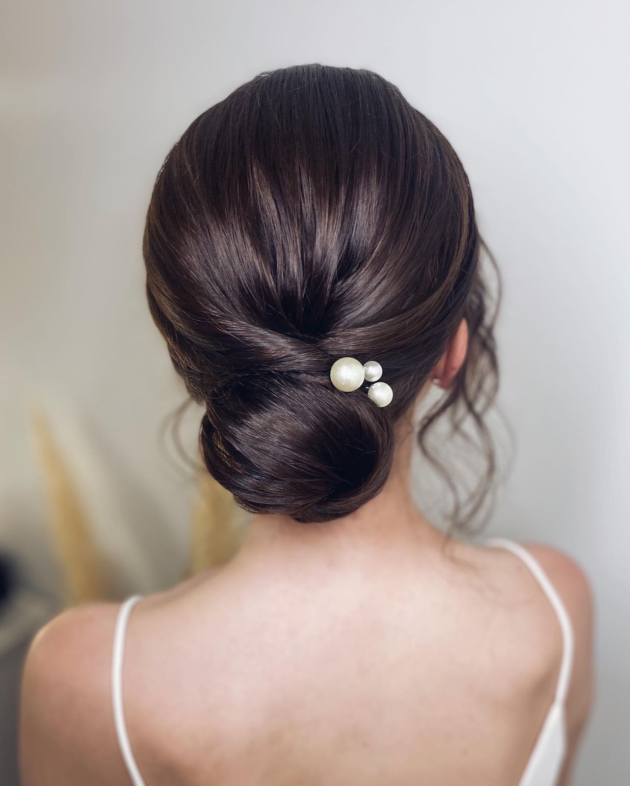 Loose Blonde Updo with Face-Framing Bangs — Baby Shower Hairstyles