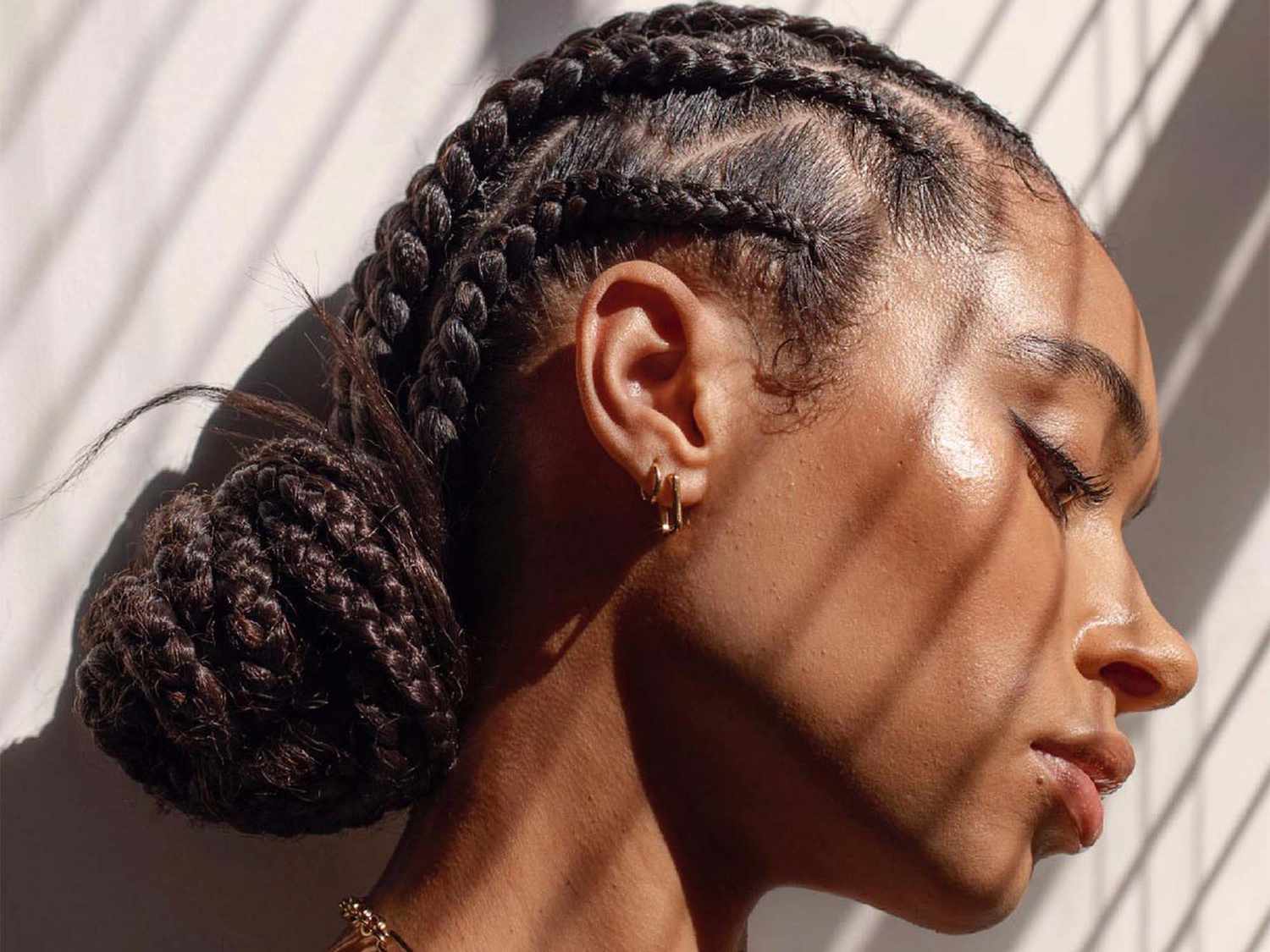 Intricate Dutch Braids into Low Bun — Lazy Day Hairstyles